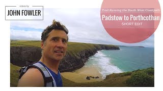 Trail running the South West Coast Path Padstow to Porthcothan SHORT