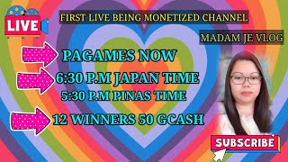 First live being monetized channel#pagames now