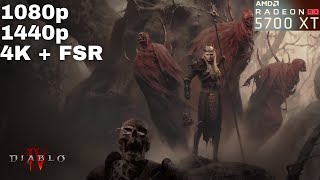 Radeon RX 5700 XT Benchmark | Diablo IV