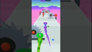 snake run race 3d running game 🐊 funny gameplay this puzzle#shorts