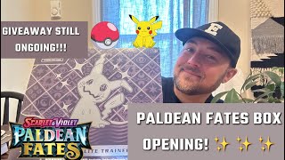 Let’s Open More Paldean Fates! Elite Trainer Box Opening!