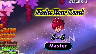 Yeayyy.... Finally Pass 5-4 || Master Mode || Cookie Run Kingdom