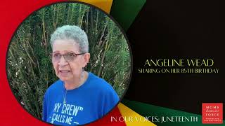 Angeline Wead on Juneteenth, Moms Clean Air Force