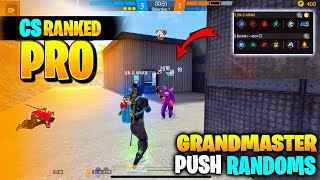 Non-stop CS rank grandmaster push | CS rank Grandmaster push | CS rank tips and tricks , #freefire