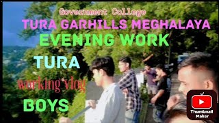 Evening work tura govt college road Tura Meghalaya boys #vlog (VlogsDipam)