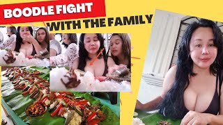 BOODLE FIGHT (Kamayan): Daing na pusit, Tocino,  danggit, hotdog and more!