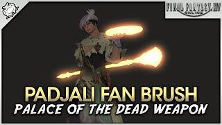 FFXIV - Pictomancer Padjali Fan Brush (Palace of the Dead Weapon)