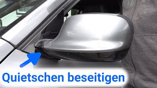 Spiegel quietschen beseitigen BMW X1 E84 - Einmal Quietschen hin und zurück :-D