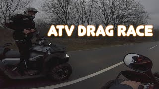 CFMOTO 625 VS CAN AM 800R DRAG RACE