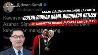 CUITAN RIDWAN KAMIL 10 TAHUN LALU DIBONGKAR HABIS NETIZEN, SEBUT ORANG JAKARTA SEPERTI INI!