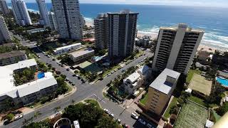 View from Contessa Holiday Apartments, Surfers Paradise, QLD, Australia, where I am staying