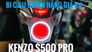 SUZUKI SATRIA 150 độ bi chính hãng giá rẻ KENZO S500 PRO TEST SÁNG QUÁ SÁNG NGON. Zalo 0346669686