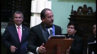 Homenaje a Julián Palacín en la Sala Capitular de la Iglesia de Santo Domingo