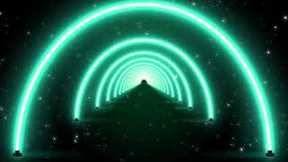 Neon Yellow Effect Tunnel Abstract Glow Background Animation || Nocopyright Tunnel Background