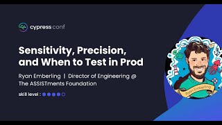 Sensitivity, Precision, and When to Test in Prod | Ryan Emberling