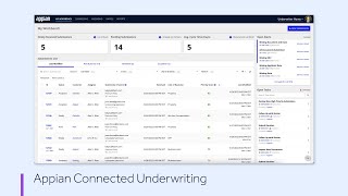 Appian Connected Underwriting | Accelerate Underwriting Automation