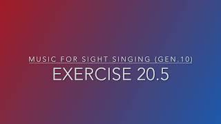 Exercise 20.5 - Music for Sight Singing