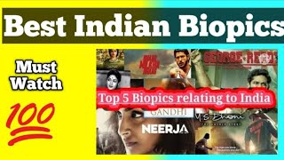 Top 5 Biopics in India|| Best Movies in India || Inspirational Movies || Motivational Movies ||