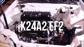 Complete K24a2 Swap EF sedan