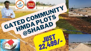 Villa Plots in Gated Community Chevella, Open Plots in Shabad, HMDA Plots Chevella, HMDA Approved