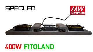 Фитолампа 400Вт от FitoLand на Led Board Unlimited UB603 Вегетация\Цветение. PPFD