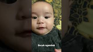 bocah lucu ngambek