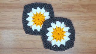 Learn How to Crochet a Daisy Granny Square | Easy Step-by-Step Tutorial