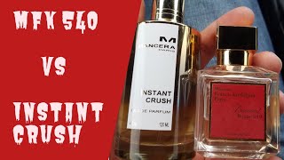 Baccarat 540 vs Mancera Instant Crush | Which is Better??