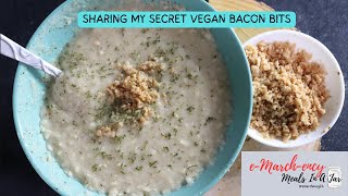 Vegan Cheesy Potato Bacon Soup Meal In A Jar #emarchency24 #mealinajar #prepping