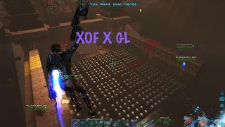 Ark official PvP PS4| 9 Vision online wiping NTN Labyrinth Cave👀