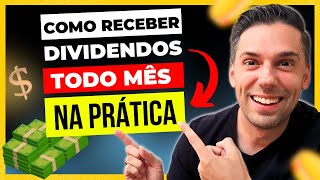 🤑 Saiba COMO RECEBER DIVIDENDOS (na prática) com AÇÕES e FUNDOS IMOBILIÁRIOS