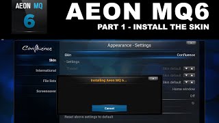 Aeon MQ6 Part 1 Install Skin