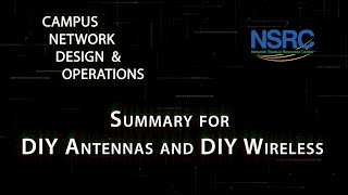 Summary for DIY Antennas and DIY Wireless