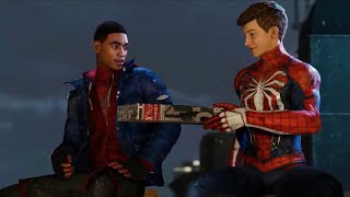 Marvel's Spider Man Miles Morales PS5- Miles opens Peter's gift