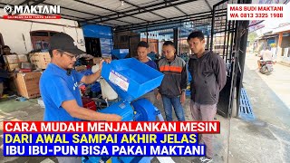 Cara Mudah Menjalankan Mesin Giling Padi MAKTANI MT212 DStater Sekali Proses Jadi Beras & Tanpa Scam