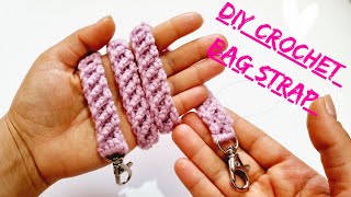 Super idea _ Super easy crochet BAG strap tutorial