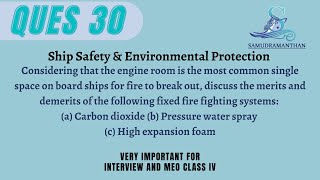 30. #merits #demerits #Carbon_dioxide #Pressure_water_spray #High_expansion_foam @_samudramanthan_