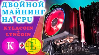 ✅МЕГА ДОХОДНОСТЬ НА ПРОЦЕССОРЕ: КАЙЛА КОИН + ЛИНКОИН | CPU МАЙНИНГ 2024