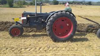 1936 Case "CC" tractor plowing