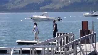 Grand Teton Mountain Lake Marina at Leek's Pizza Parlor