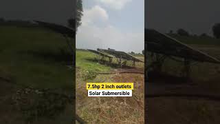 ✌️7.5hp Solar submersible💯||Best solar water discharge||