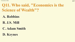 'Economics (GK)' MCQ quiz Part 3