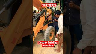 Oil problem in JCB #jcb