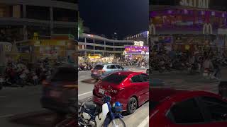 Vibrant nightlife (and scooters) #thailand #travel #explore #youtubeshorts #shorts #car #bike