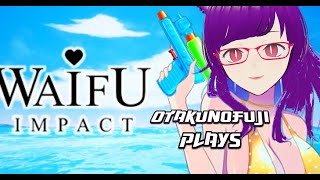 Waifu Impact PS4 - Wet Waifus - Otakunofuji Plays