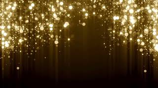 Golden Glittery Shower | Shimmer | Gold | Background | Screensaver