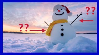 Snowman | Learn English | Describe the Photo