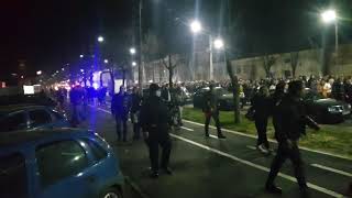 Proteste și la Arad împotriva noilor masuri anti - covid - 19. 29.03.2021