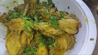 Chicken recipe hary mirchi wali