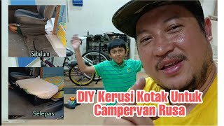 DIY 2in1 Kerusi Kotak Campervan Rusa